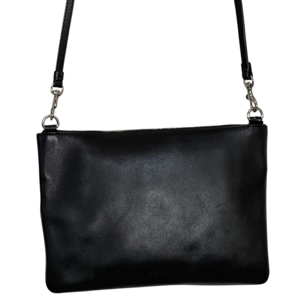 Coach Legacy Turnlock Mirror Gold Metallic Black Leather Crossbody Bag Clutch - Picture 2 of 16